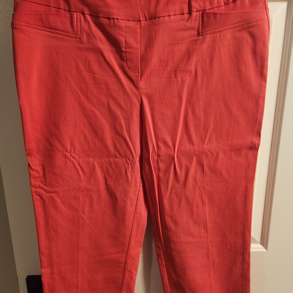 Chic‎ Women's Coral Straight Leg Pants